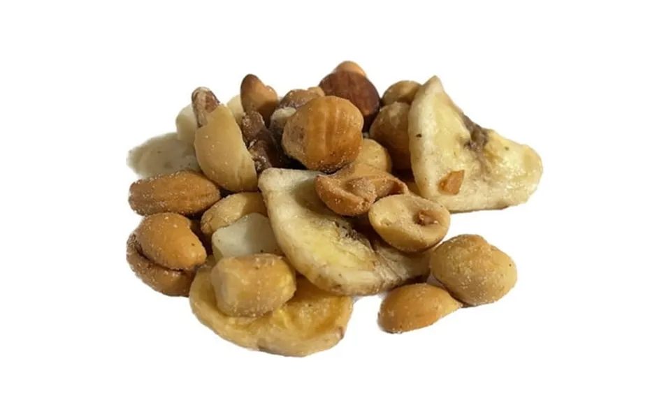 2lb Delicious Fresh Roasted Salted Nuts With Banana Chips Mix Natural Organic