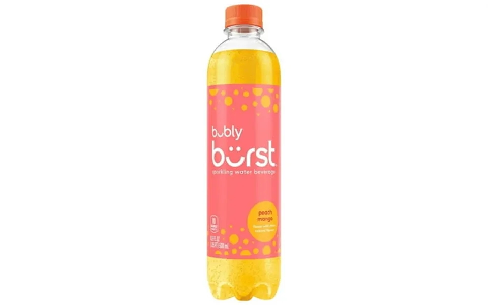 2x - Bubly Burst Peach Mango Sparkling Water