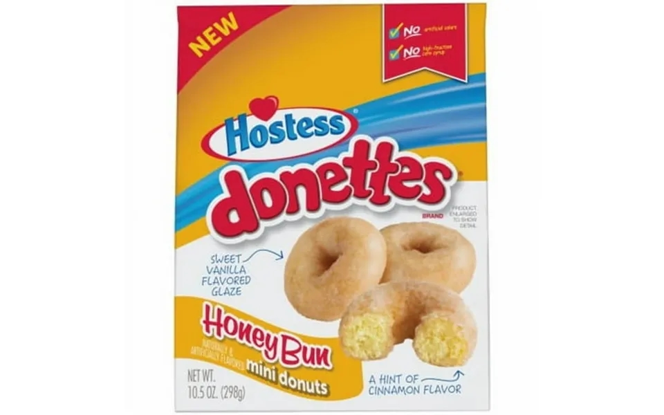 2x - Hostess Donettes Honey Bun Mini Donuts