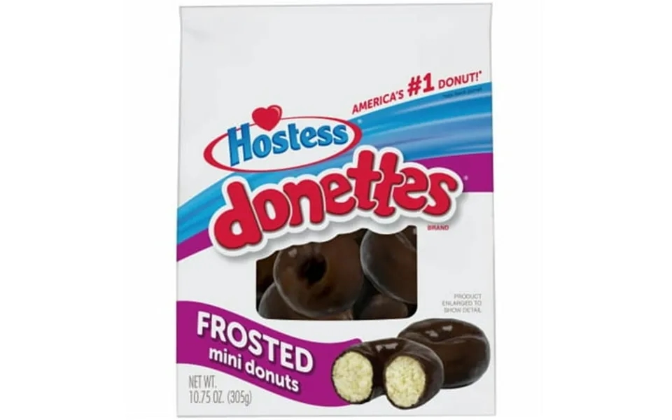 2x - Hostess Frosted Mini Donettes Bag Chocolate Breakfast Treats