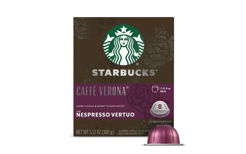2x - Starbucks By Nespressovertuoline Pods Dark Roast Coffee Caffe Verona