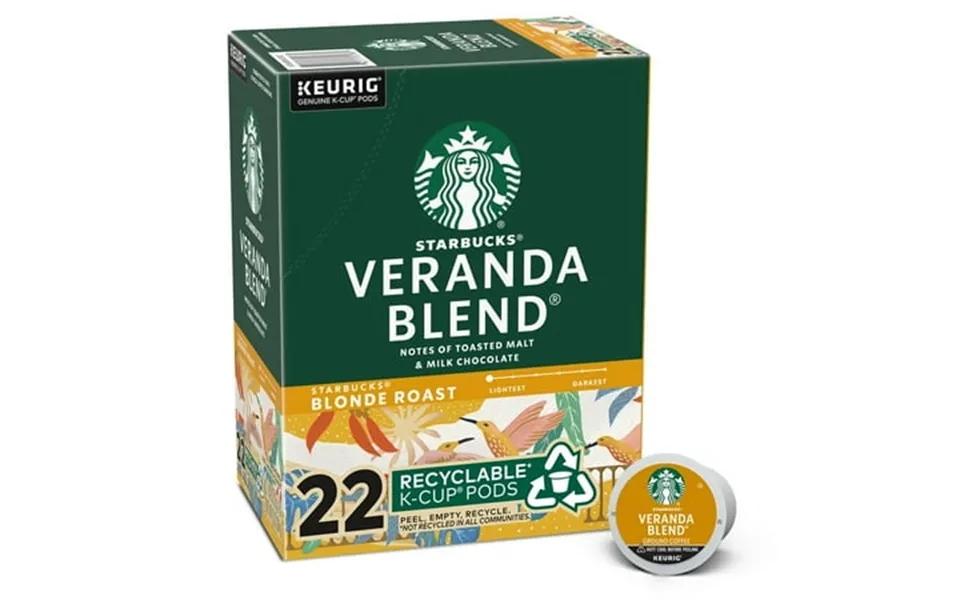 2x - Starbucks Keurig Veranda Blend Blonde Light Roast Coffee Pods