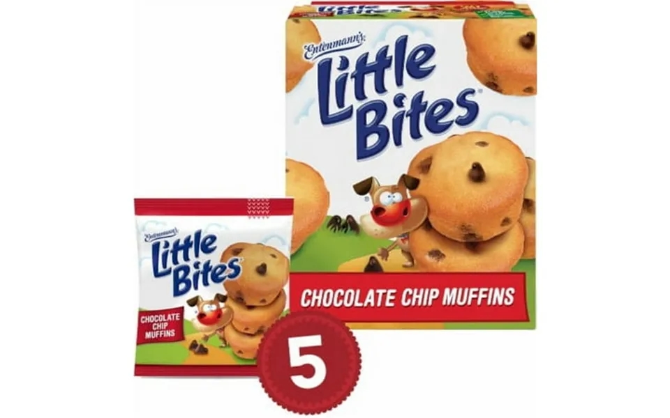 2x-entenmann S Little Bites Chocolate Chip Mini Muffins Pouches - 8