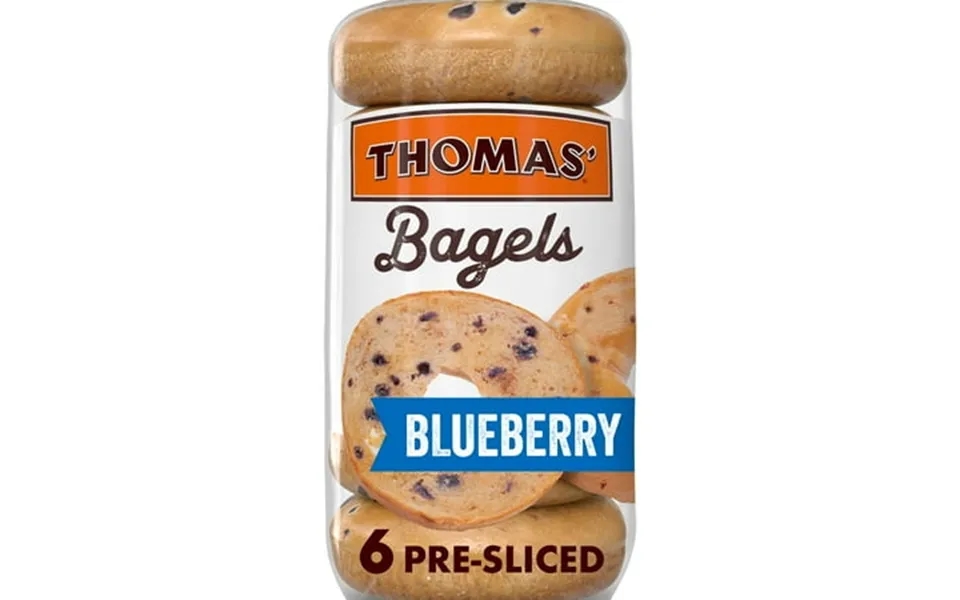 2x-thomas Blueberry Bagels 6 Count Pre-sliced Bagels 20 Oz Bag