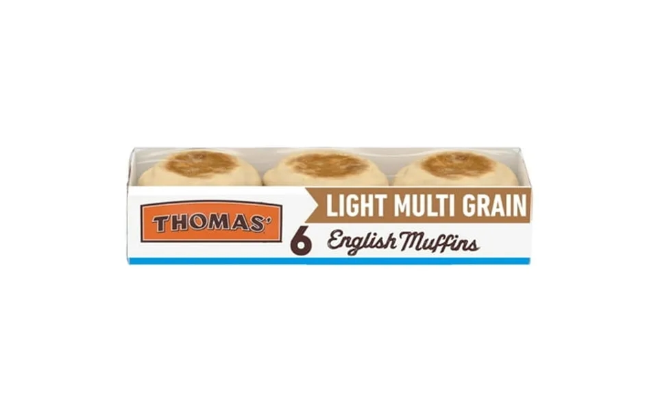 2x-thomas Light Multi-grain English Muffins 6 Count English Muffins 12 Oz Tray