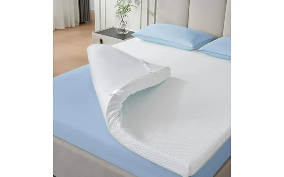 3 Inch Gel Memory Foam Mattress Topper Twin Size High Density Cooling Pad Pressure Relief Bed Topper With Removable & Wa