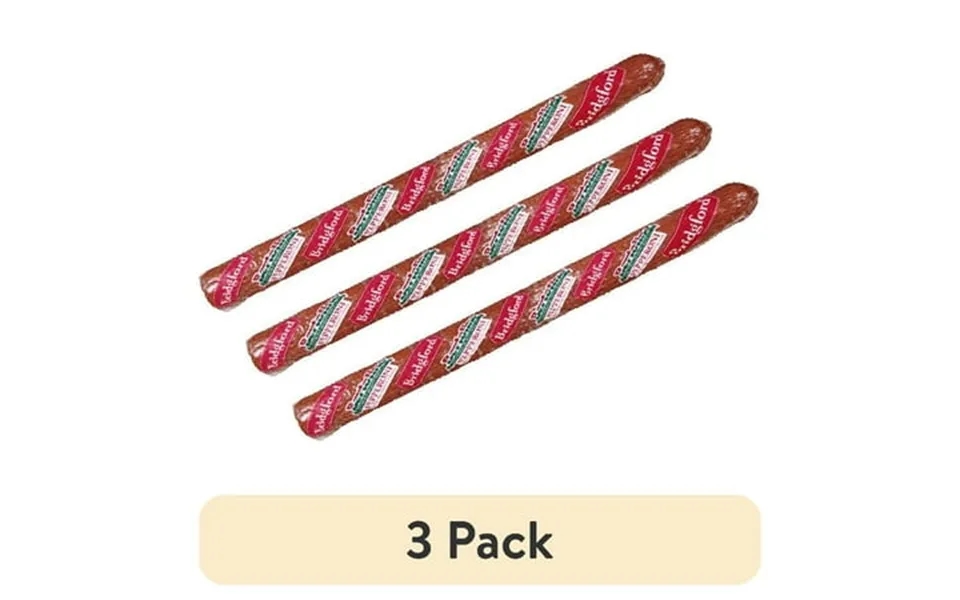 3 Pack Bridgford Original Pepperoni Stick 16oz Package