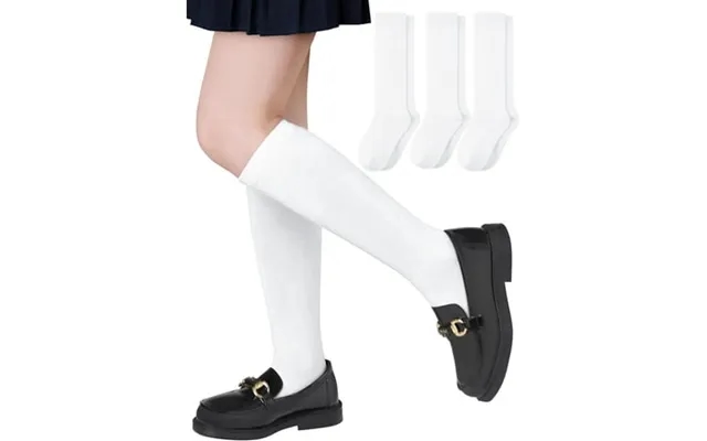 3 Pairs Girls Knee High Socks Girls School Uniform Socks Kids Seamless Long Socks Toddler Knee Socks For Girls Boys product image