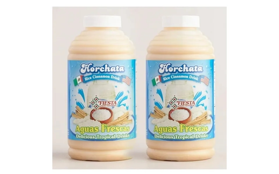 3 Set Of 2 - Drink Concentrate 16oz Bottle Horchata