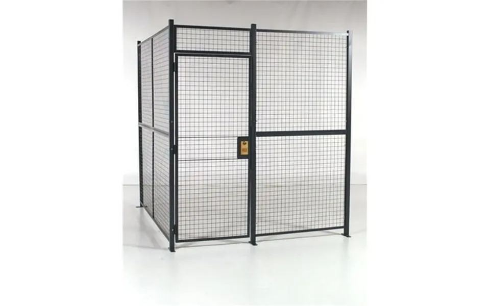 3 Sided Wire Cage With Sliding Door No Ceiling - 10 X 10 In.