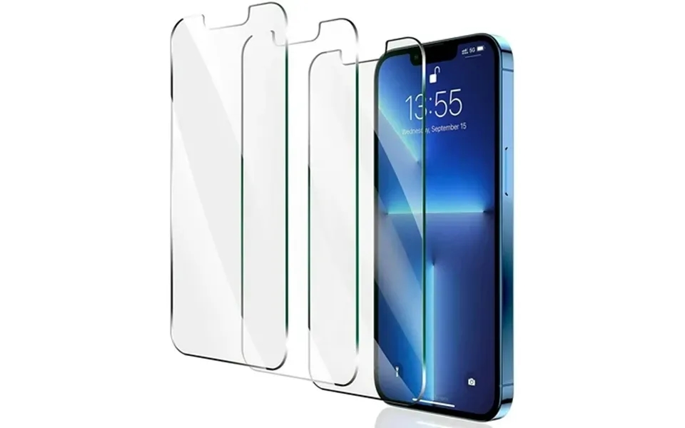 3-pack Premium Hd Tempered Glass Screen Protector For Iphone 14 Iphone 13 Iphone 13 Pro