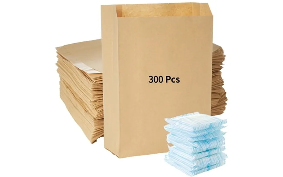 300 Pcs Feminine Hygiene Bags Sanitary Napkin Disposal Bags Waxed Kraft Hygiene Liner Bags Bathroom Waste Liner Bags Bus