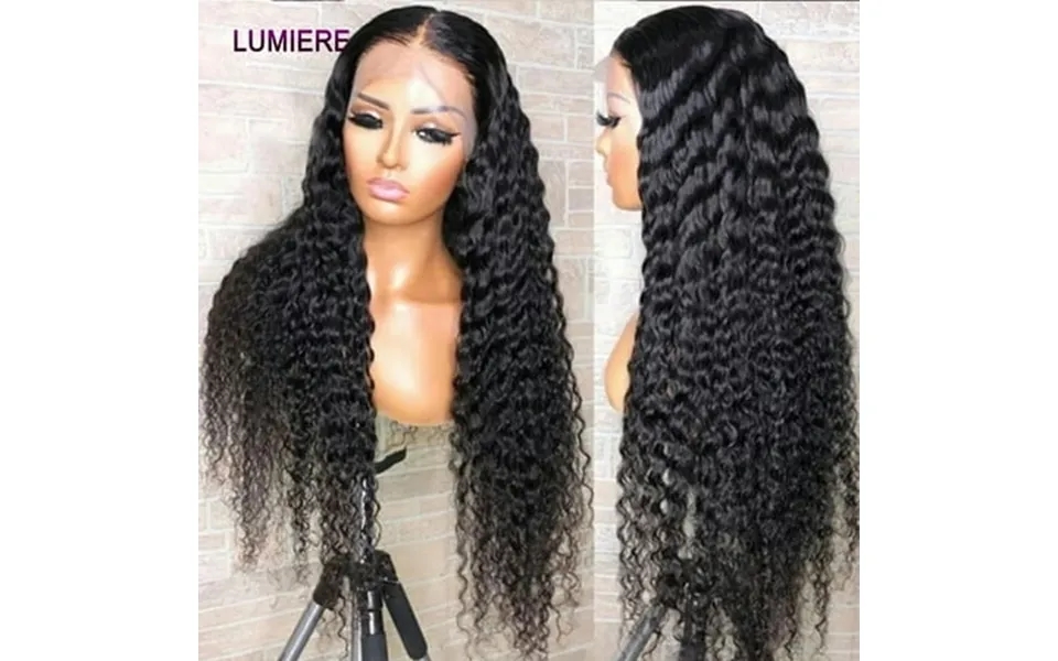 32 Inch Hd Water Wave Frontal Wig 150% Density Water Wave Lace Front Wig For Women 13x4 Lace Front Closure Wigs Pre Pluc