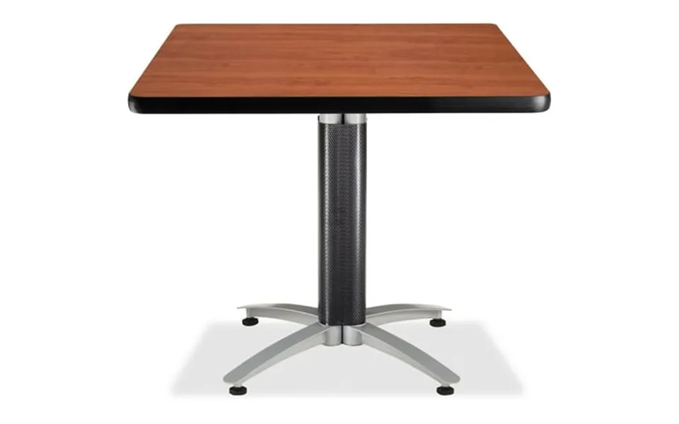 36 Multi-purpose Square Table With Metal Mesh Base In Cherry Kmt36sq-chy