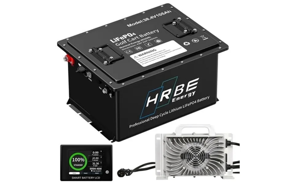 36v 105ah Lithium Golf Carts Battery Bluetooth With Monitor App & 43