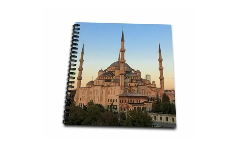 3drose Turkey Istanbul. Sultan Ahmet Mosque Sultan Ahmet Camii Blue Mosque - Mini Notepad 4 By 4-inch