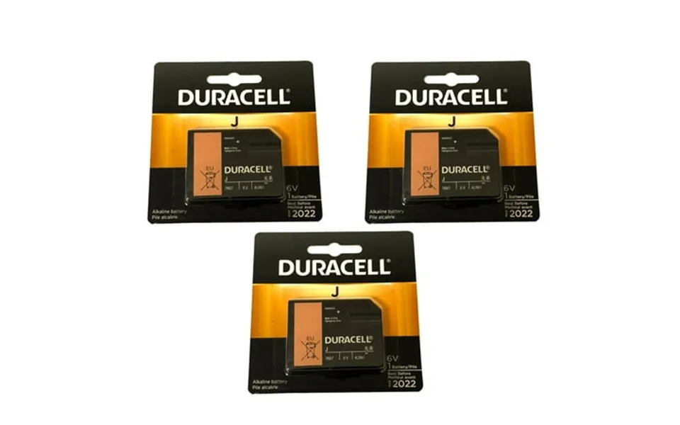 3x Duracell 7k67 6v Battery 1412a 1412ap 4018 4lr61 7k67 En539 J J539 Kj