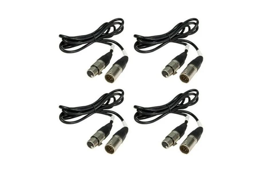 4 Chauvet Dmx5p5ft 5 Foot Male To Female 5 Pin Dmx Cable