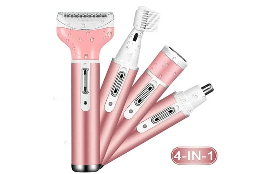 4 In 1 Electric Razor For Women Cordless Hair Removal Ladies Shaver Painless Body Hair Trimmer Remover Rechargeable Epil