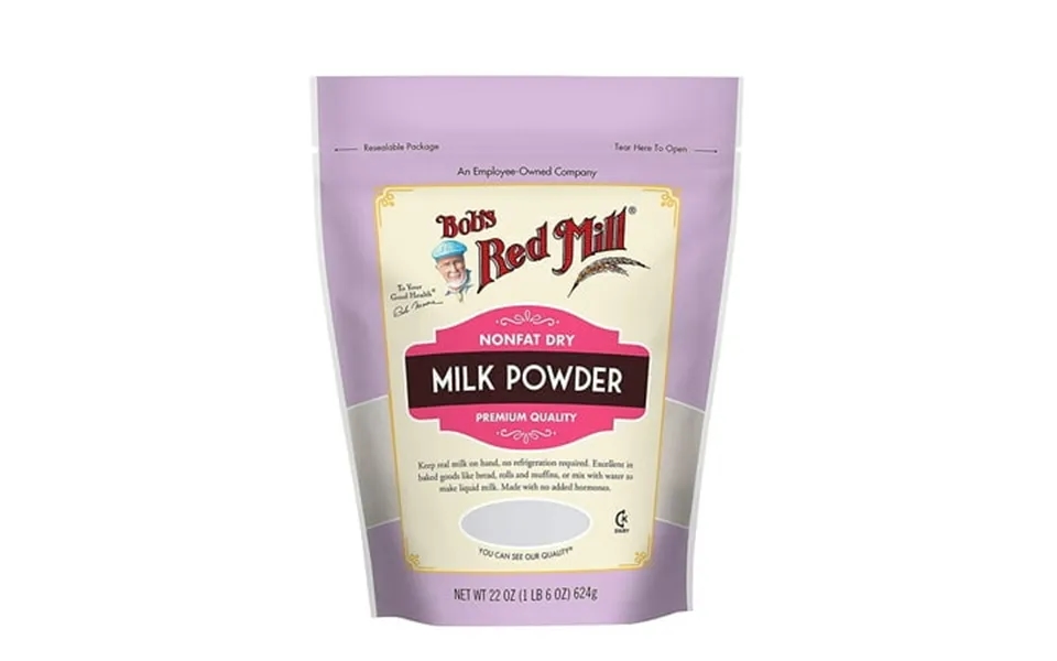 4 Pack Bob S Red Mill - Milk Powder Non Fat Dry 22 Oz.