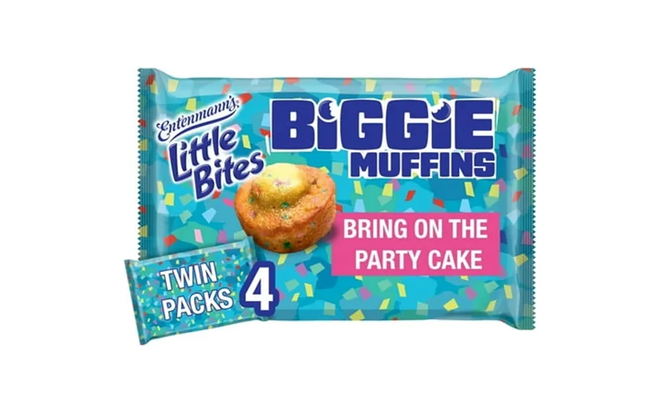 4 Pack Little Bites Bring On The Party Cake Biggie Muffins 4 Twin Packs Cake And Sprinkles Muffins 9