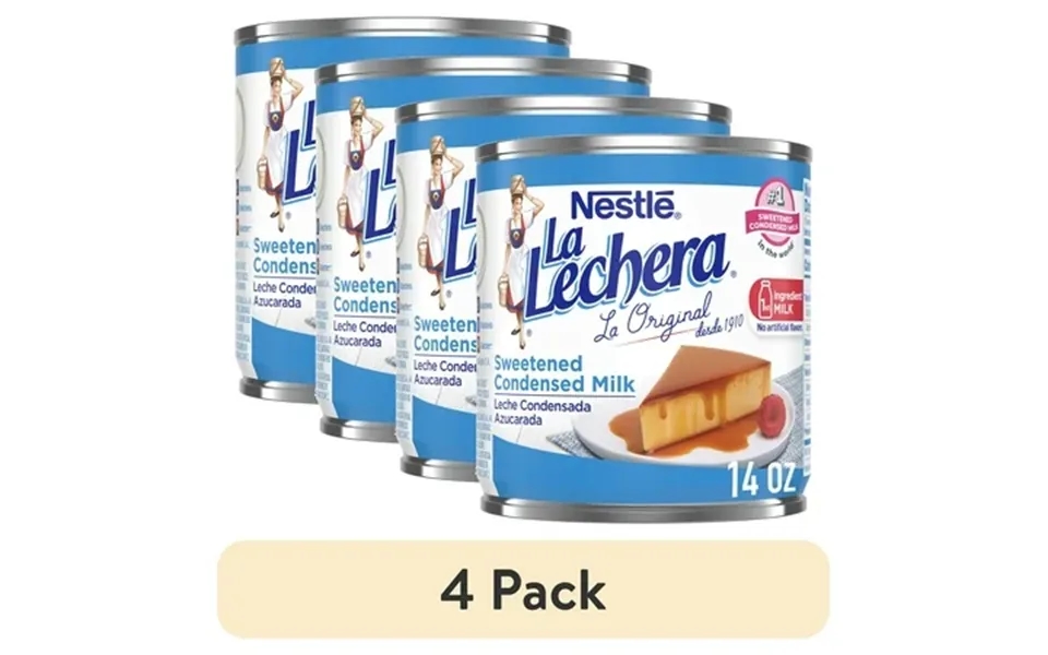 4 Pack Nestle La Lechera Sweetened Condensed Milk For Thanksgiving Baking 14 Oz Can