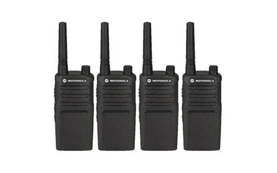4 Pack Of Motorola Rmm2050 Two Way Radio Walkie Talkies With Programming Video