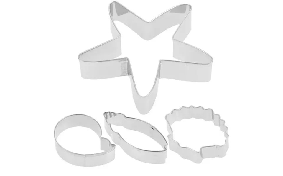 4 Pcs Scone Cutters For Baking Candy Pastry Mold Dolphin Shape