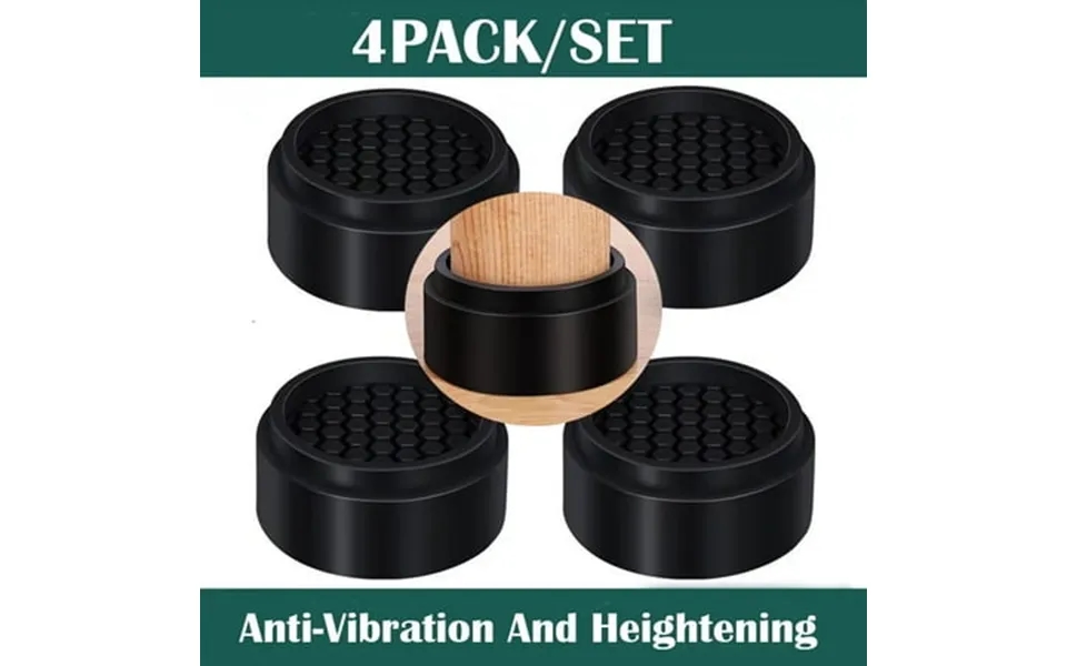 4 Pcs Shock And Noise Cancelling Washing Machine Support Noise Reducing Washing Machine Feet Pads Anti-walk Washer Vibra