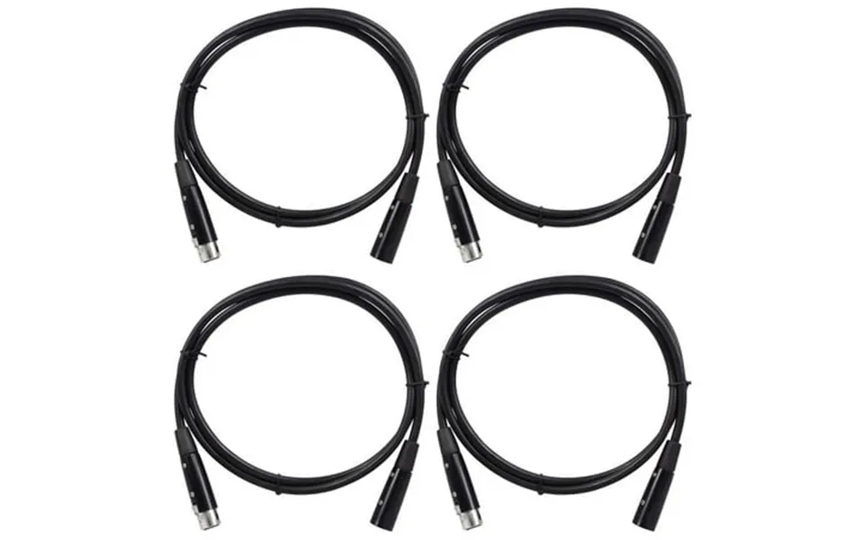 4 Rockville Rdx5m5 5 5-pin Male-female Dmx Lighting Cables 100% Copper