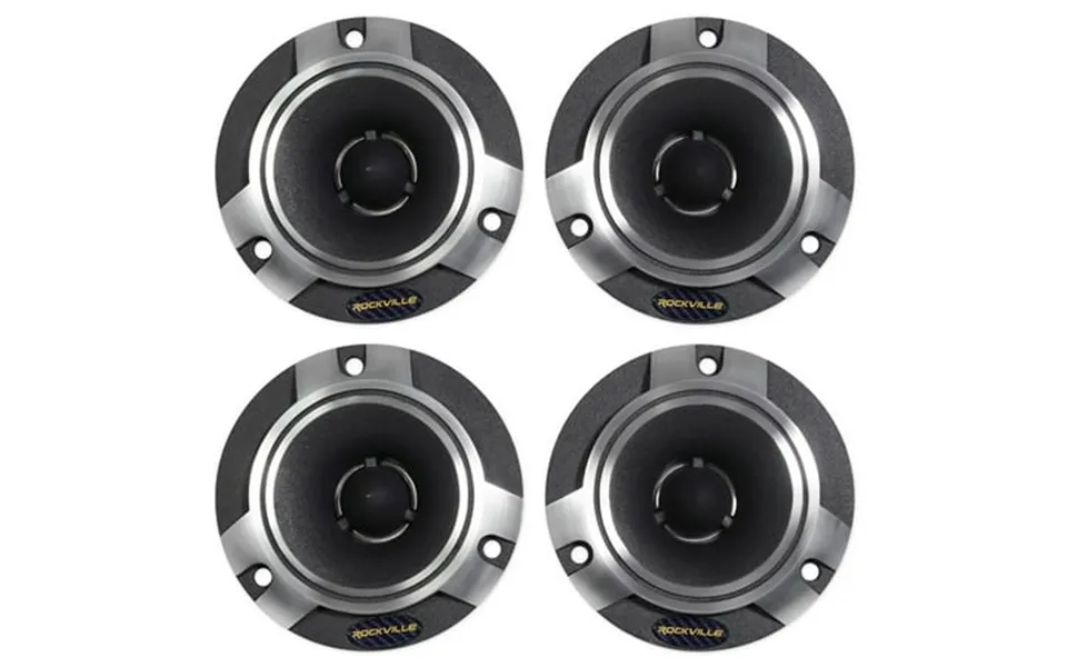 4 Rockville Rt5 2.8 Aluminum Car Pro Tweeters W Titanium Diaphragm Kapton Vc
