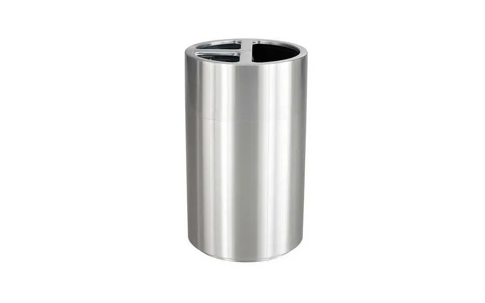 40 Gal Triple Recycling Receptacle - Stainless Steel