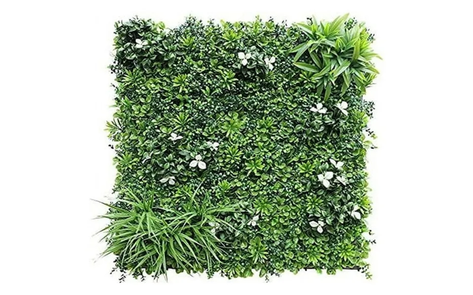 40 X40 Faux Privacy Fence Screen Artificial Boxwood Panels Topiary Hedge Plants For Indoor Outdoor Decoration 2 Mixed Le