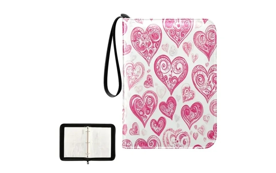 400 Pockets Trading Cards Album Card Binder 4-pocket Cards Collector Album Holder Fits 400 Cards With 50 Removable Sheet