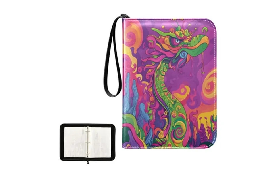 400 Pockets Trading Cards Album Card Binder 4-pocket Cards Collector Album Holder Fits 400 Cards With 50 Removable Sheet