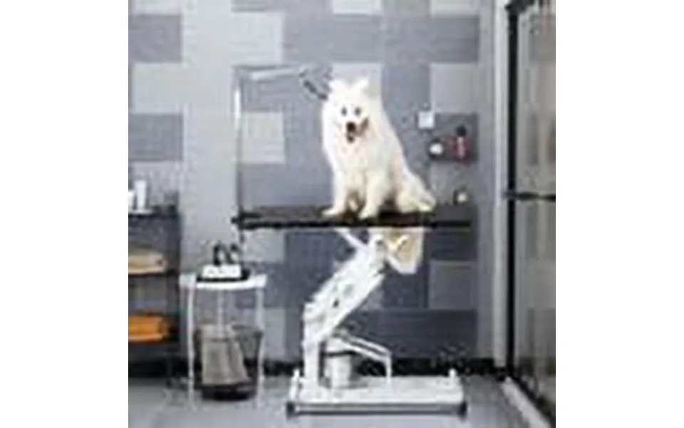 42.5 Inch Hydraulic Pet Dog Grooming Table Upgraded Professional Drying Table Heavy Duty Stainless Steel Frame With Adju