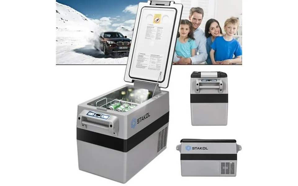 44 Quarts Portable Electric Car Cooler Refrigerator Freezer Compressor For Rvs Camping