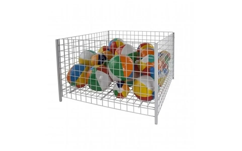 48 In. Square White Wire Grid Dump Bin Pack Of 1