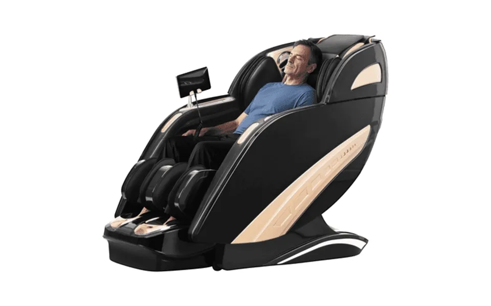 4d Massage Chair Zero Gravity Full Body Shiatsu Stretch Sl Track Heating Voice Control Upgraded Footrest Black