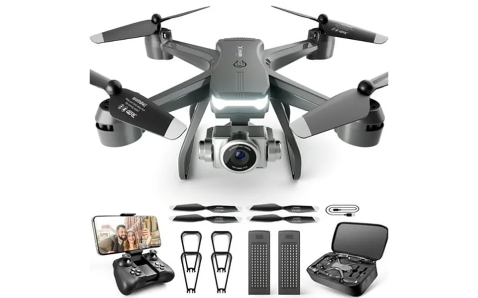 4drc V14 Drone With 1080p Hd Camera Live Video 120 Wide-angle Wifi Altitude Hold 3d Flip 2 Batteries Black