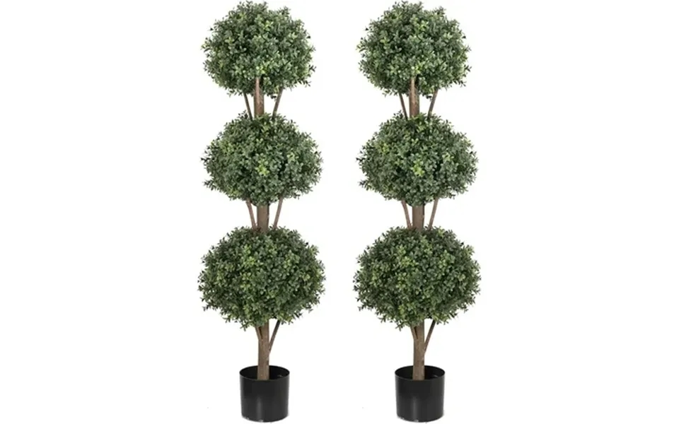 4ft Boxwood Artificial Topiaries 2 Count
