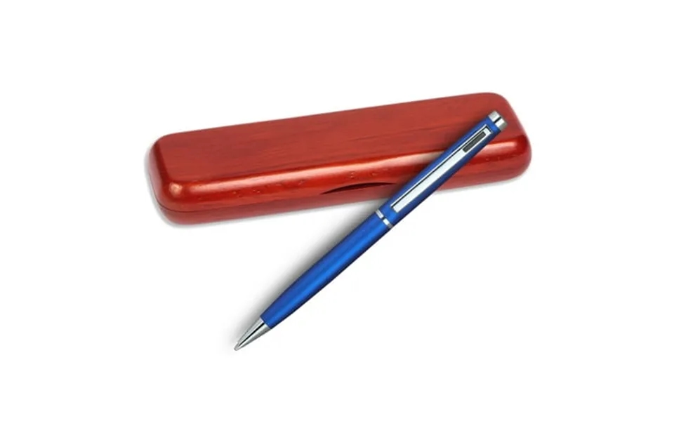 4g Ball Pen - Blue With Black Accents With Single Gift Box Rosewood