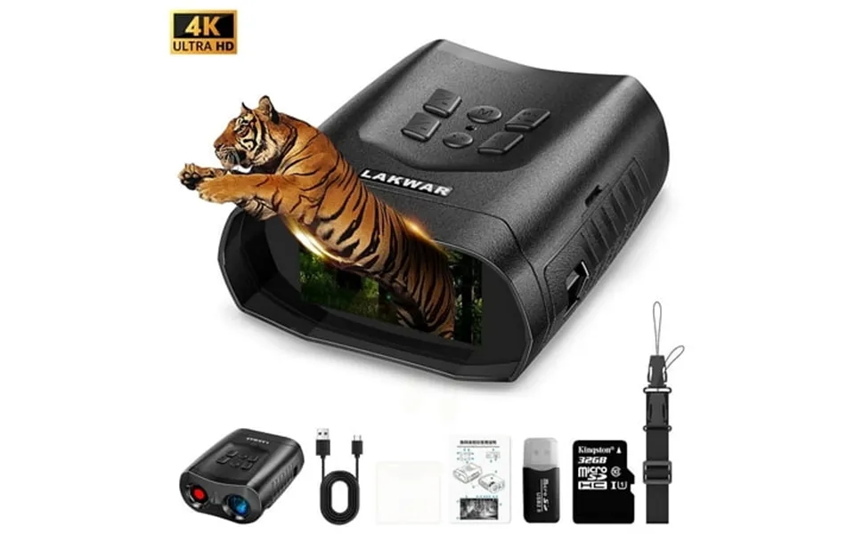 4k Night Vision Binoculars-night Vision Goggles For Adults 3 Ips Large Screen Hunting Binoculars For Day And Night With