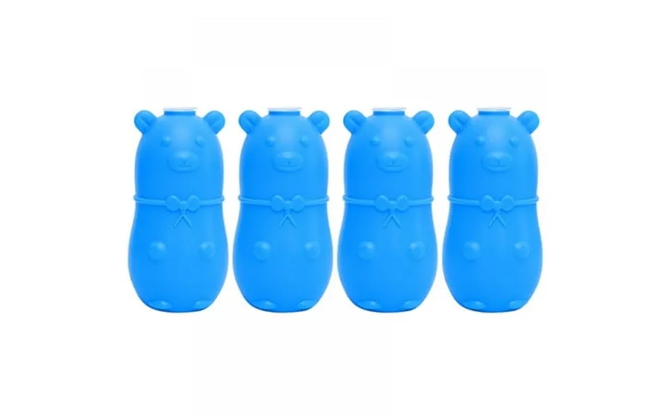 4pcs Toilet Cleaner Toilet Bowl Cleaner Toilet Deodorant Home Toilet Cleaner Flush Toilet Cleaner Cartoon Bear Restroom