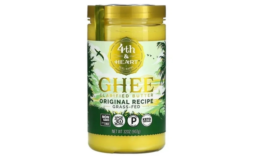 4th & Heart Ghee Clarified Butter Original Recipe 32 Oz 907 G Pack Of 3