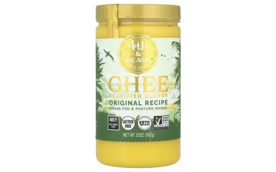 4th & Heart Ghee Clarified Butter Original Recipe 32 Oz 907 G