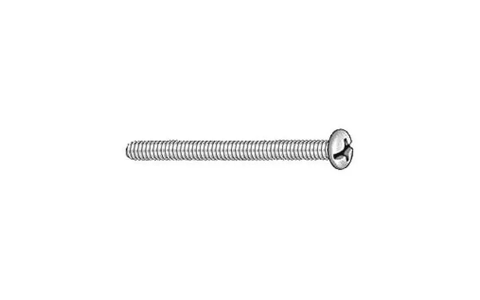 5-40 X 1-1 4 In Combination Phillips Slotted Round Machine Screw Zinc Plated Steel 100 Pk U24212