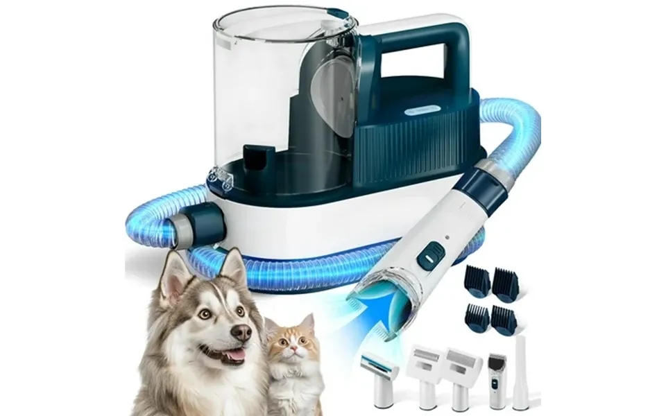 5 In 1 Pet Grooming Vacuum Domipet 2.5l Dog Grooming Vacuum With 9 Attachment & Dog Clippers Tools For Dogs Cats