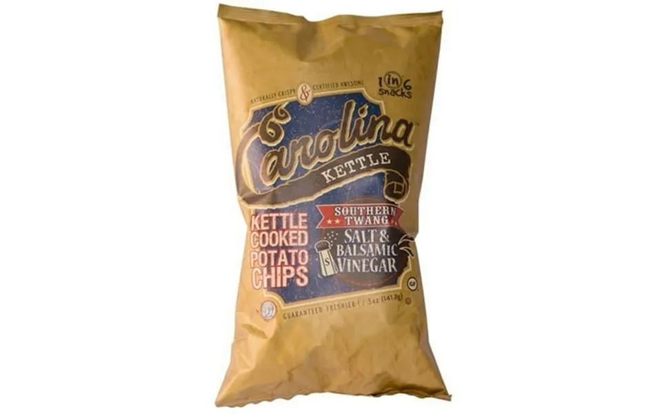 5 Oz Bagged Carolina Salt & Balsamic Vinegar Potato Chips - Case Of 14