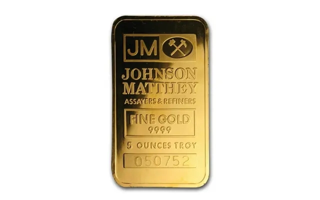 5 Oz Gold Bar - Johnson Matthey product image